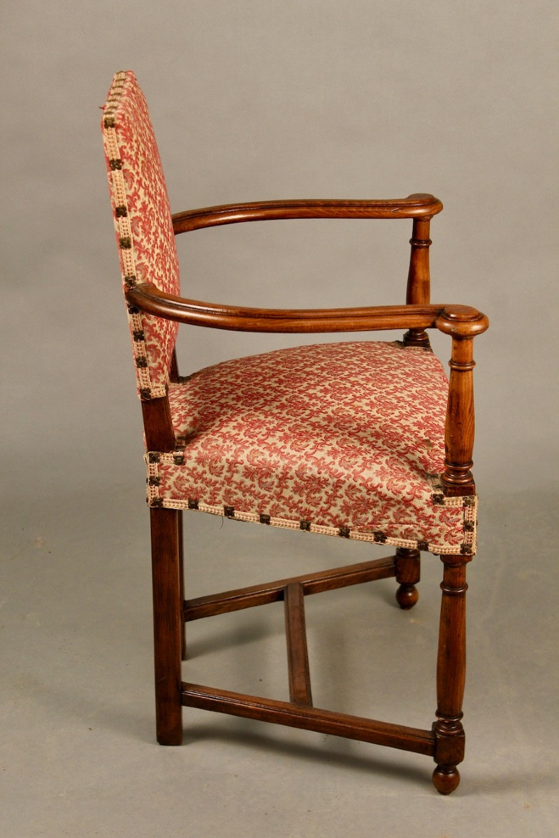 Paire de fauteuils dit Caquetoires XIXème-photo-4