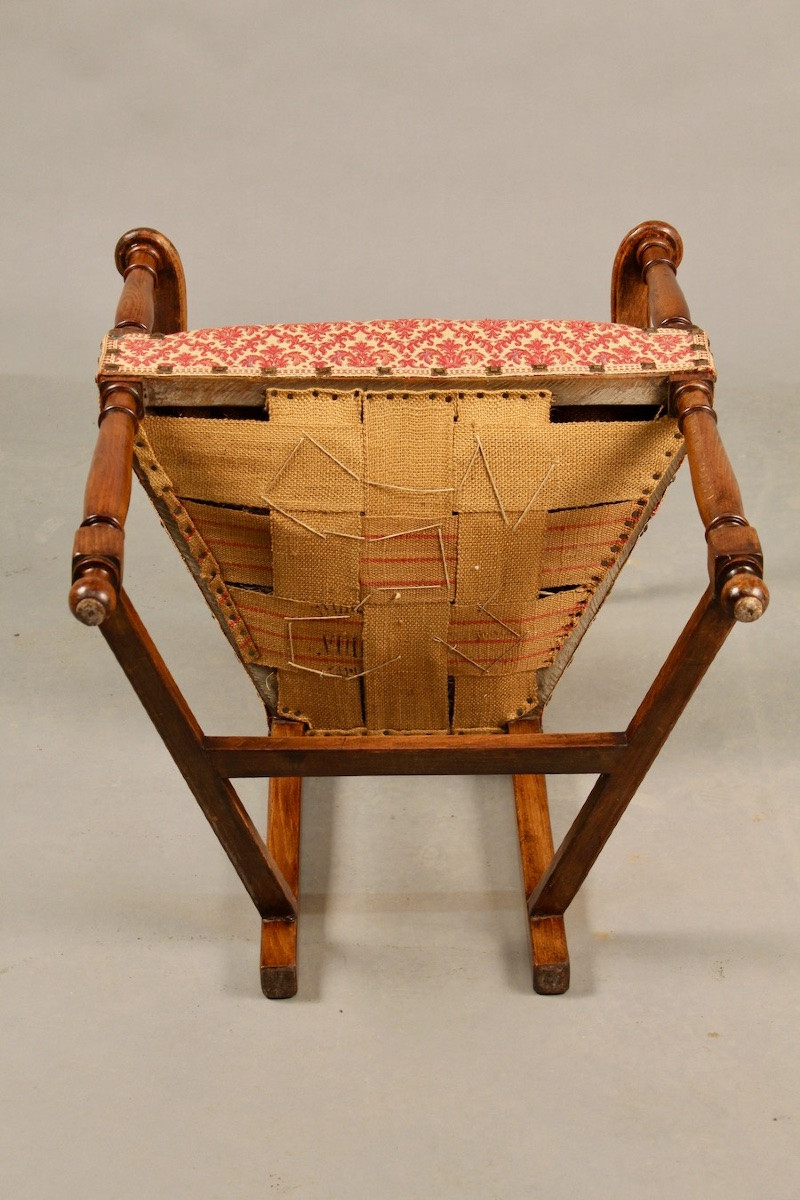 Paire de fauteuils dit Caquetoires XIXème-photo-3