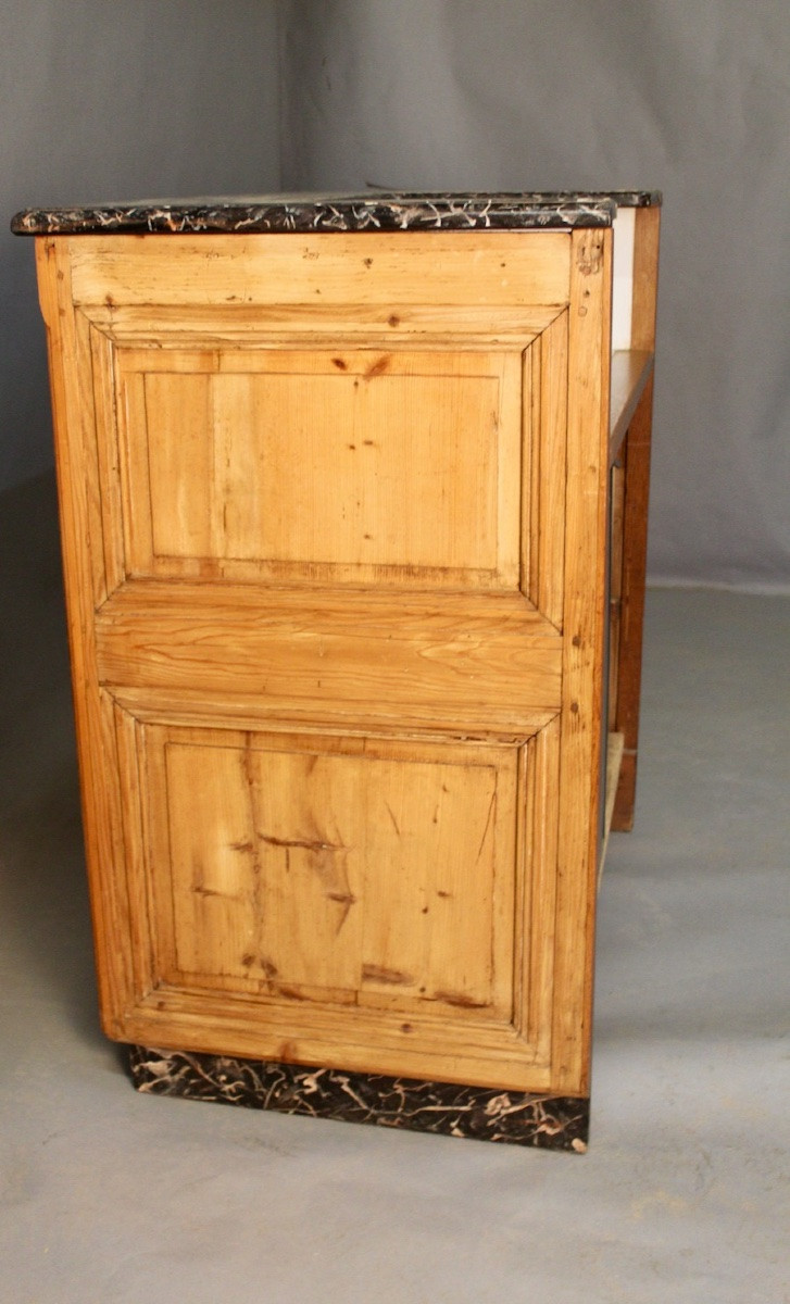 Banque comptoir à décor de raisins -photo-1