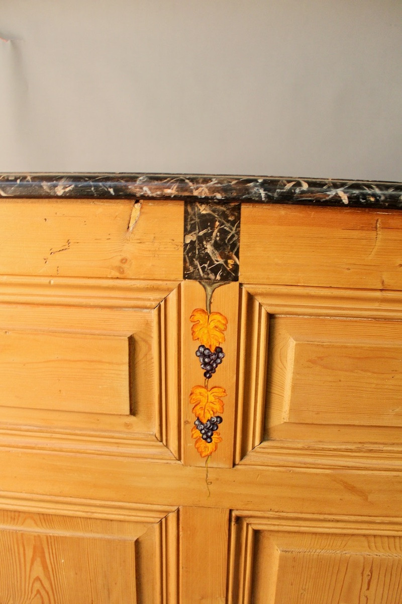 Banque comptoir à décor de raisins -photo-5