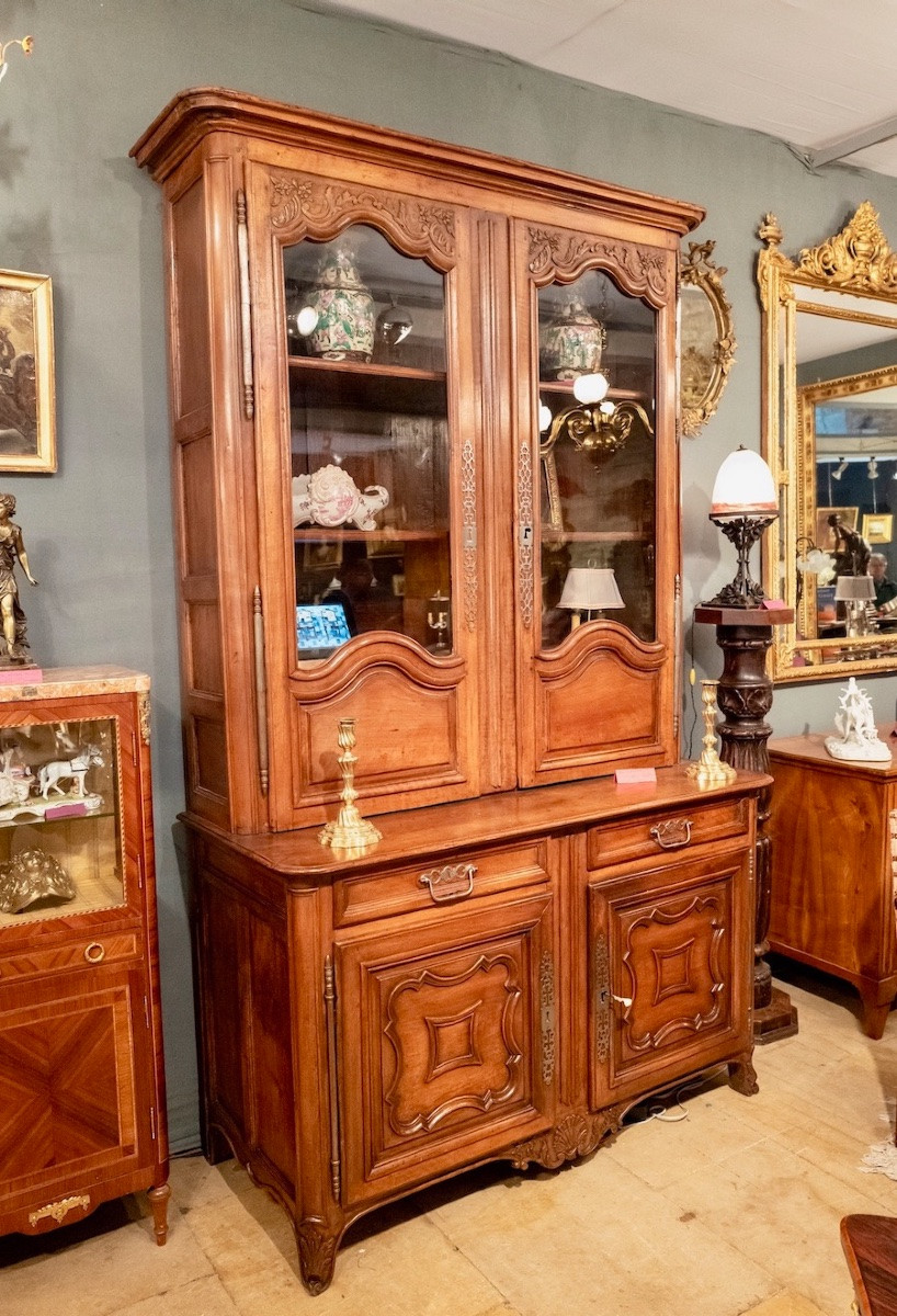 Louis XV Period Double-bodied Glazed Buffet-photo-1