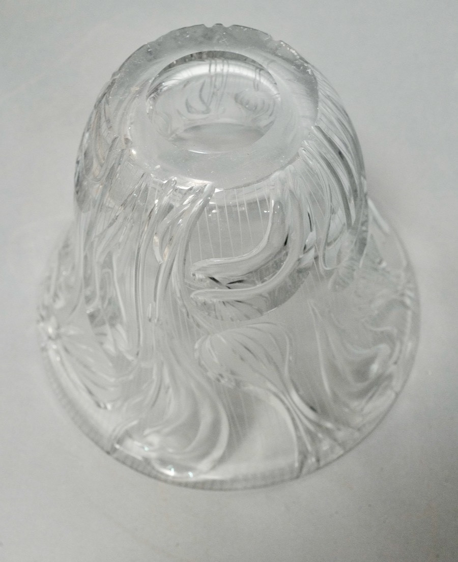 Vase Art Nouveau en cristal taillé -photo-2