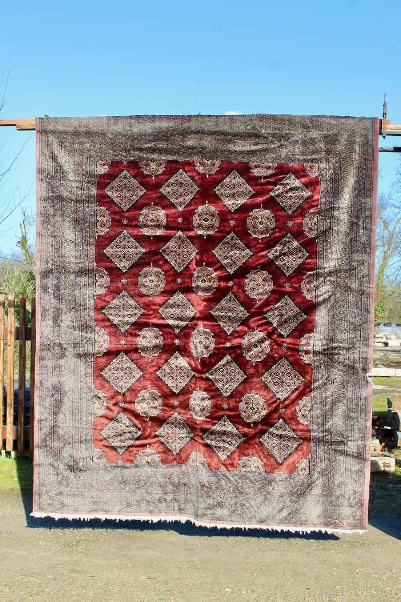 Very Large Pakistani Rug 233 Cm X 112 Cm-photo-2