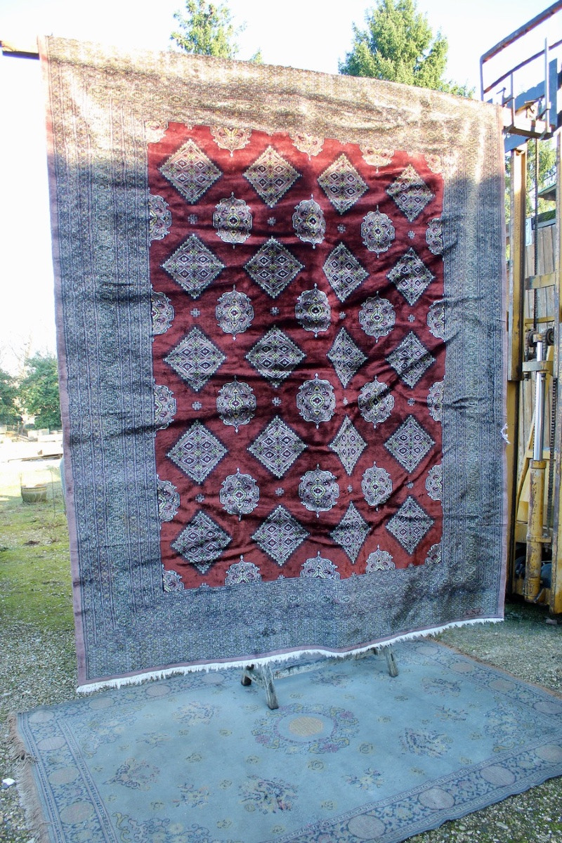 Very Large Pakistani Rug 233 Cm X 112 Cm-photo-3
