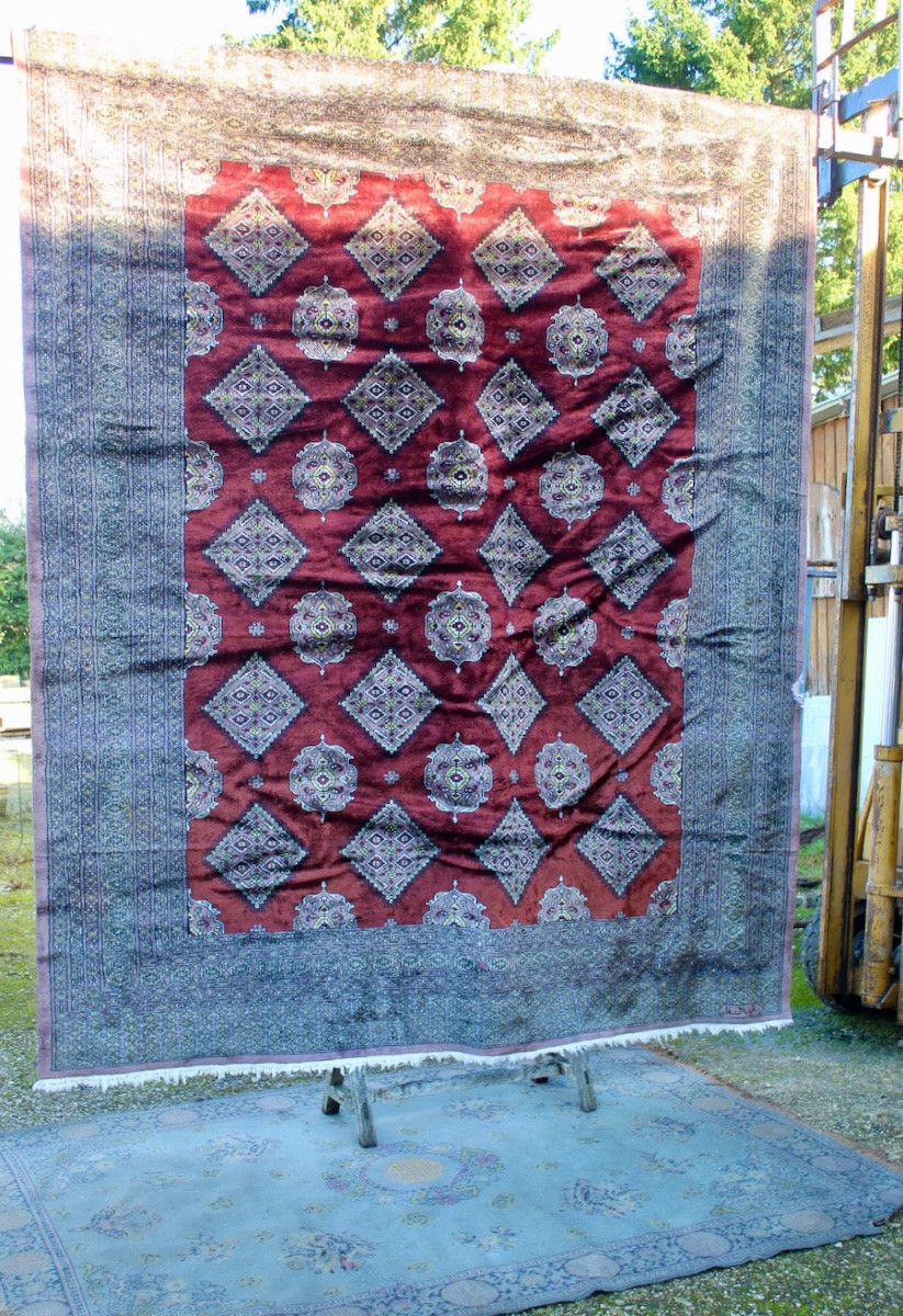 Very Large Pakistani Rug 233 Cm X 112 Cm-photo-4