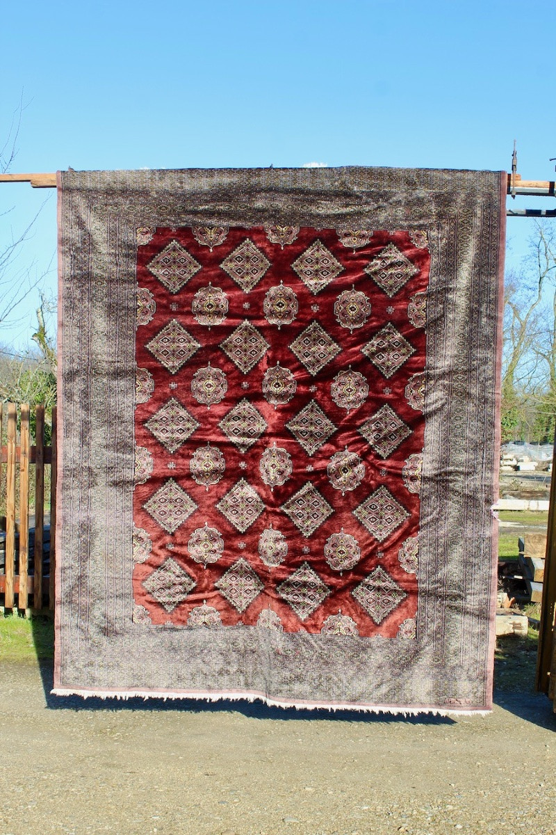 Very Large Pakistani Rug 233 Cm X 112 Cm-photo-4