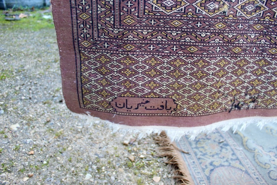 Very Large Pakistani Rug 233 Cm X 112 Cm-photo-5