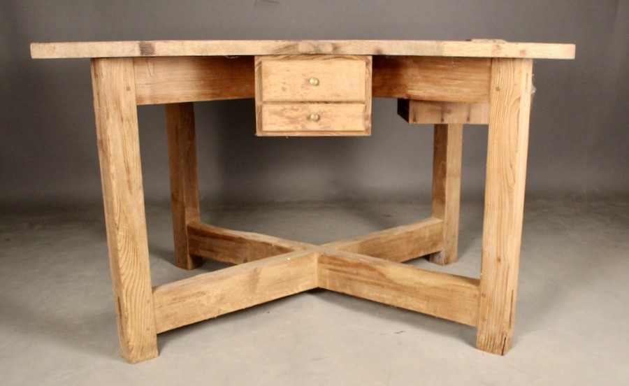 Three-seat Jeweller's Workbench, Circa 1900-photo-4