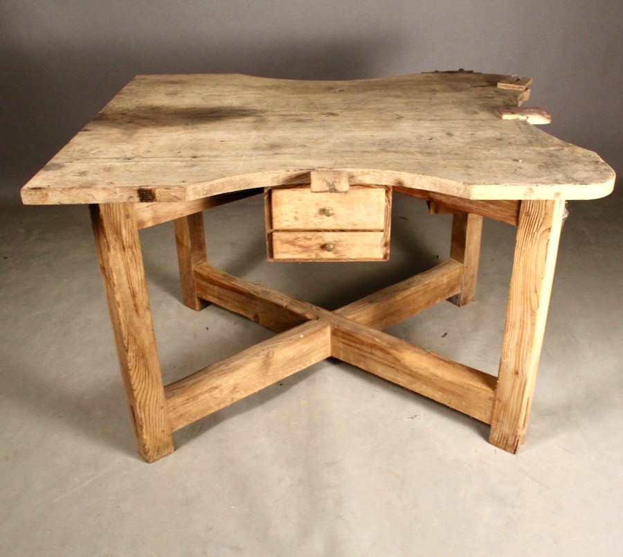 Three-seat Jeweller's Workbench, Circa 1900