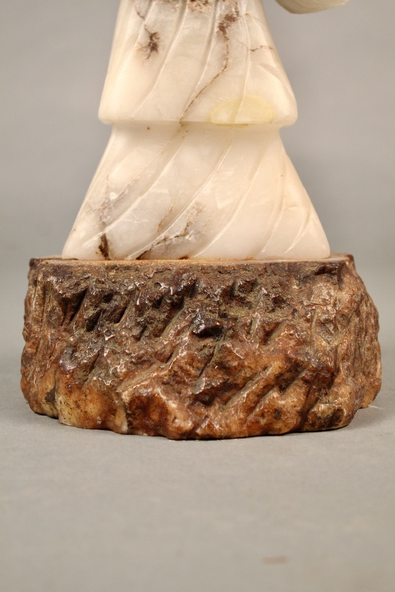 Asian Onyx Sculpture, Height 60 Cm-photo-7