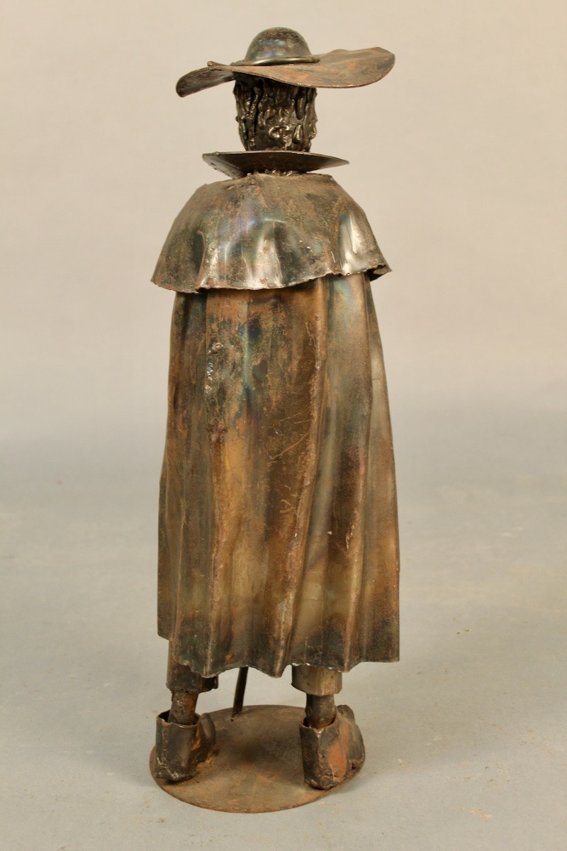 Shepherd In Wrought Iron Signed Bocquin In Rumilly-photo-4