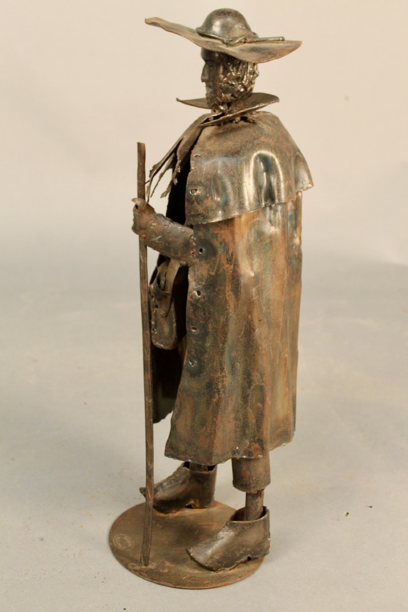 Shepherd In Wrought Iron Signed Bocquin In Rumilly-photo-3