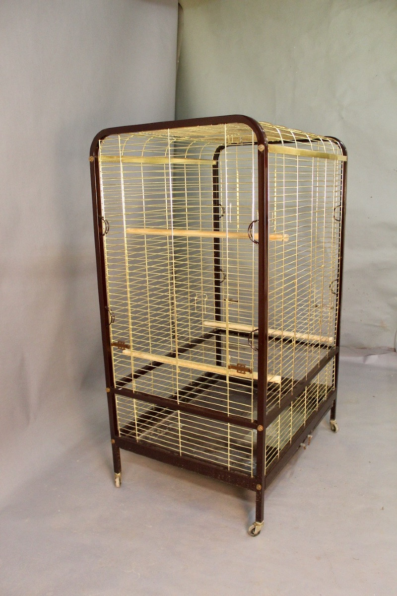 Vintage Parrot Cage, Large Model-photo-3