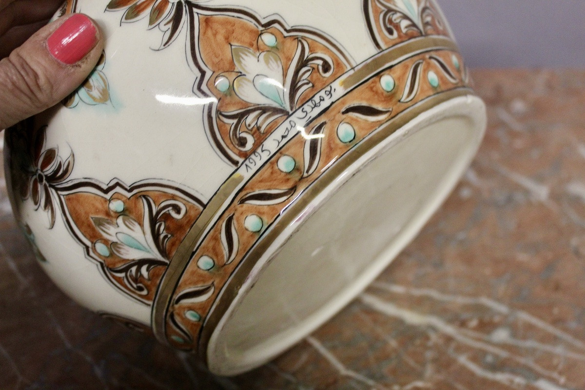 Small Oriental Ceramic Vase-photo-1