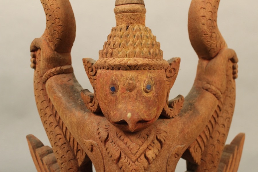Sculpture Of Dvarapala, Temple Guardian Thailand-photo-3