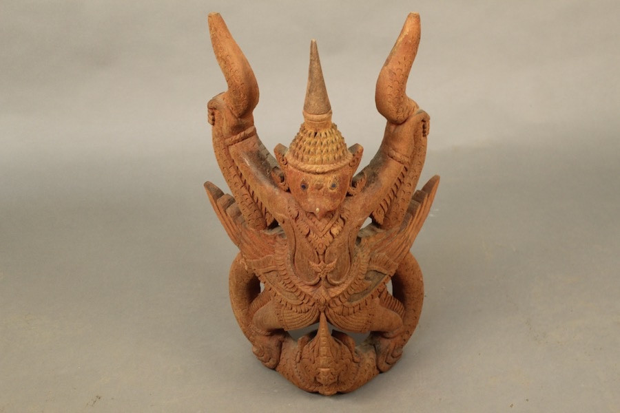 Sculpture Of Dvarapala, Temple Guardian Thailand-photo-7