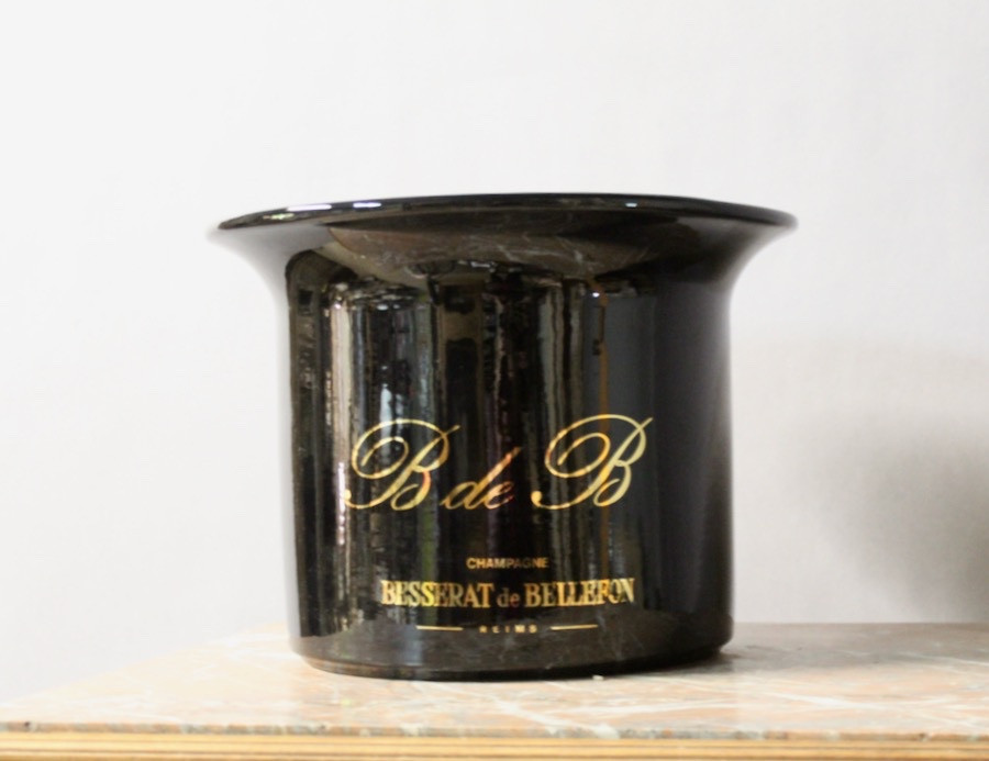 VASQUE À CHAMPAGNE BESSERAT DE BELLEFON  EN CÉRAMIQUE DE VILLENAUXE