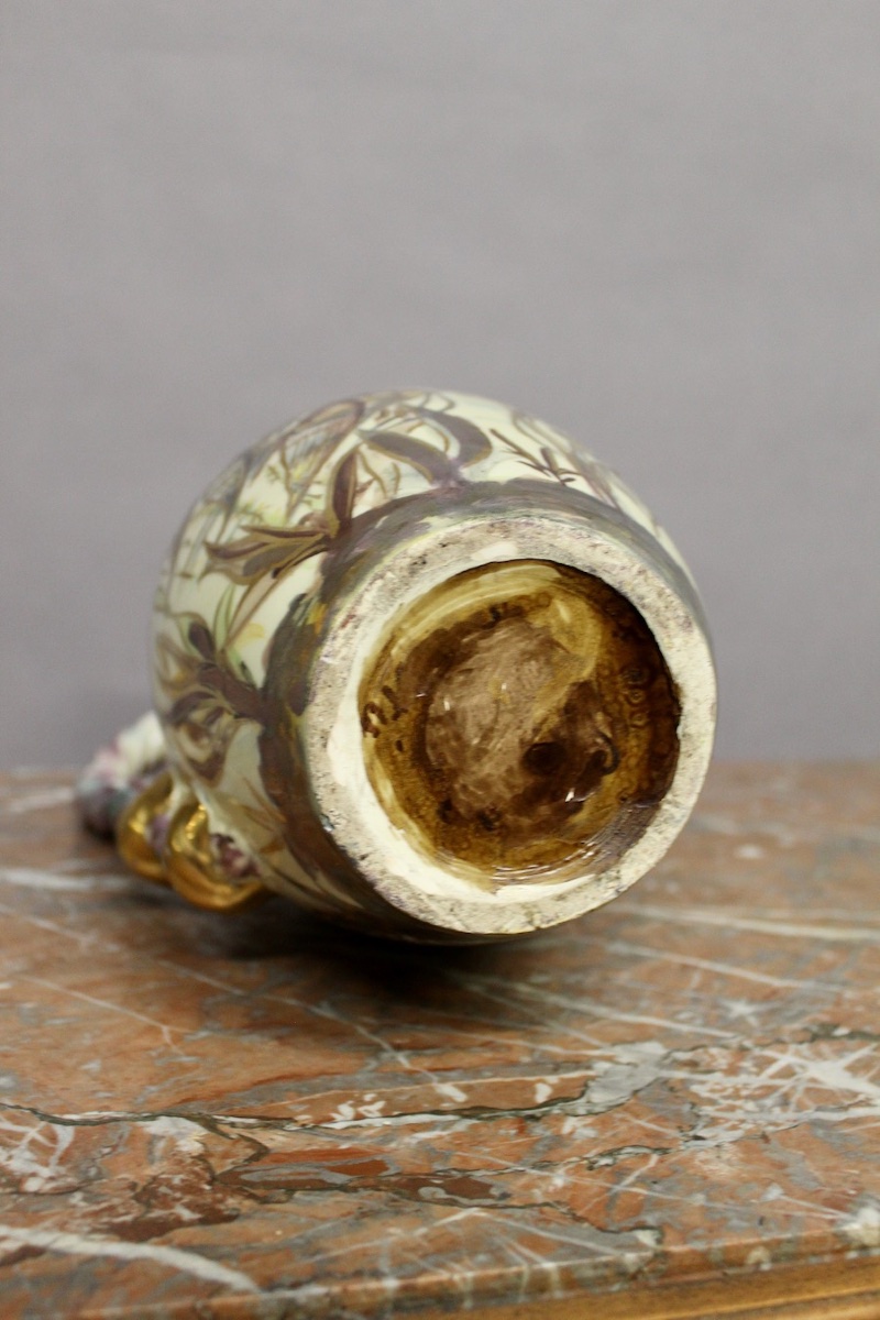 Ceramic Pitcher Decorated With Fish Motifs -photo-3