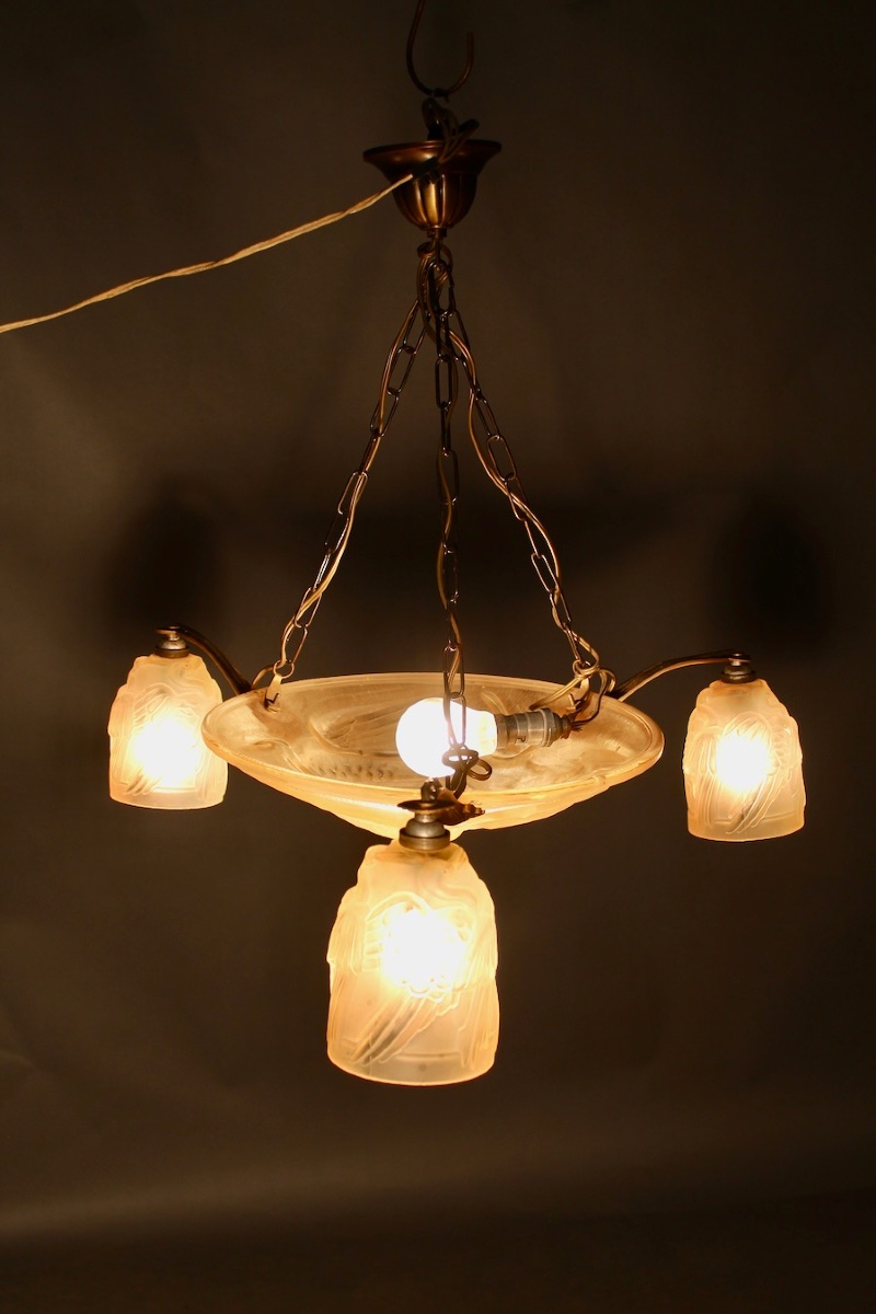 Noverdy Chandelier With Bird Motifs -photo-1
