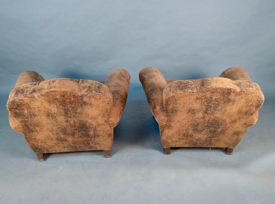 Pair Of Club Chairs -photo-4