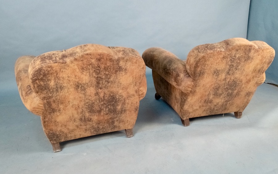 Pair Of Club Chairs -photo-1
