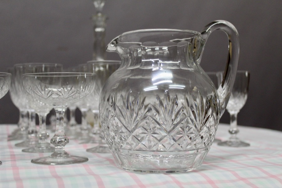 Service de verres en cristal Saint louis Modéle MASSENET Service de 54 pièces-photo-3