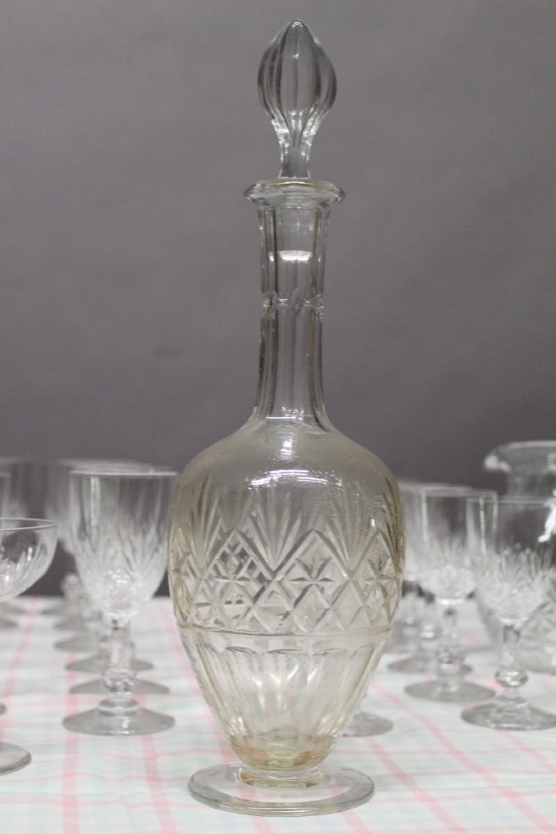 Service de verres en cristal Saint louis Modéle MASSENET Service de 54 pièces-photo-4