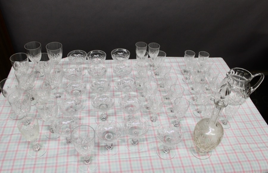 Service de verres en cristal Saint louis Modéle MASSENET Service de 54 pièces-photo-5