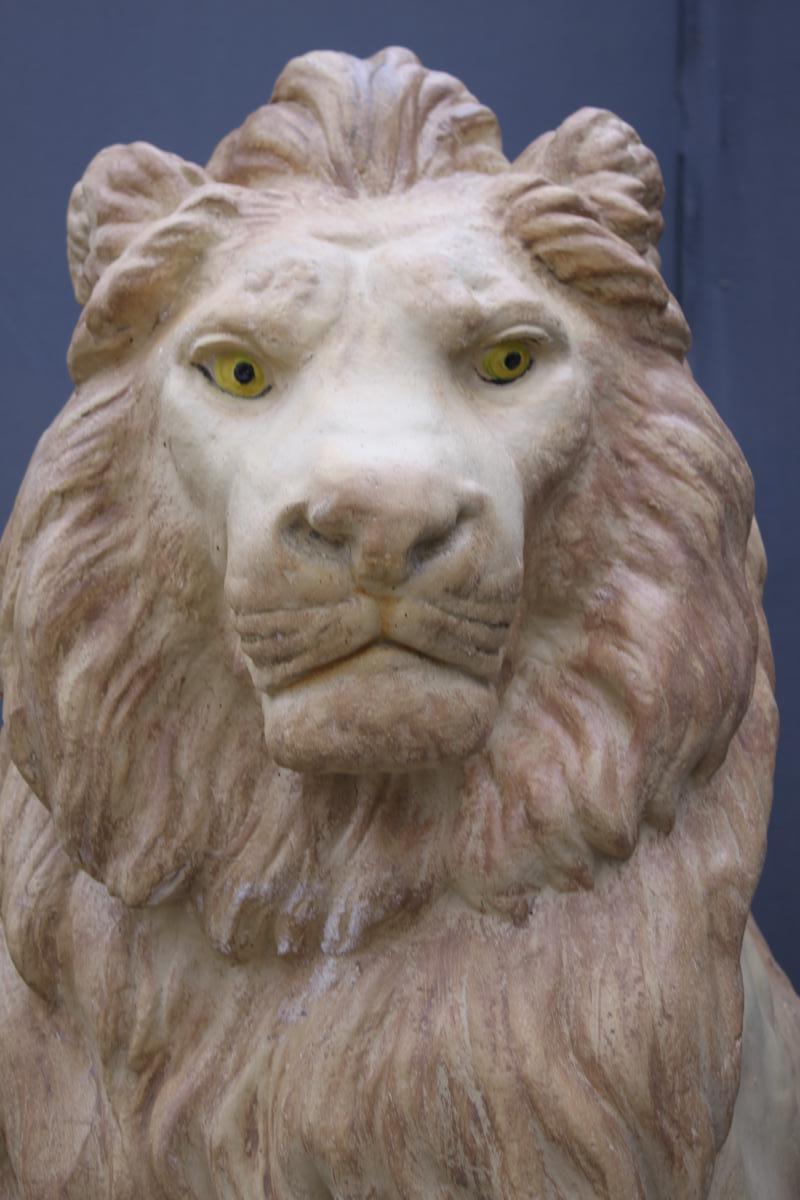 Lion Stone Reconstituted On Rock-photo-1