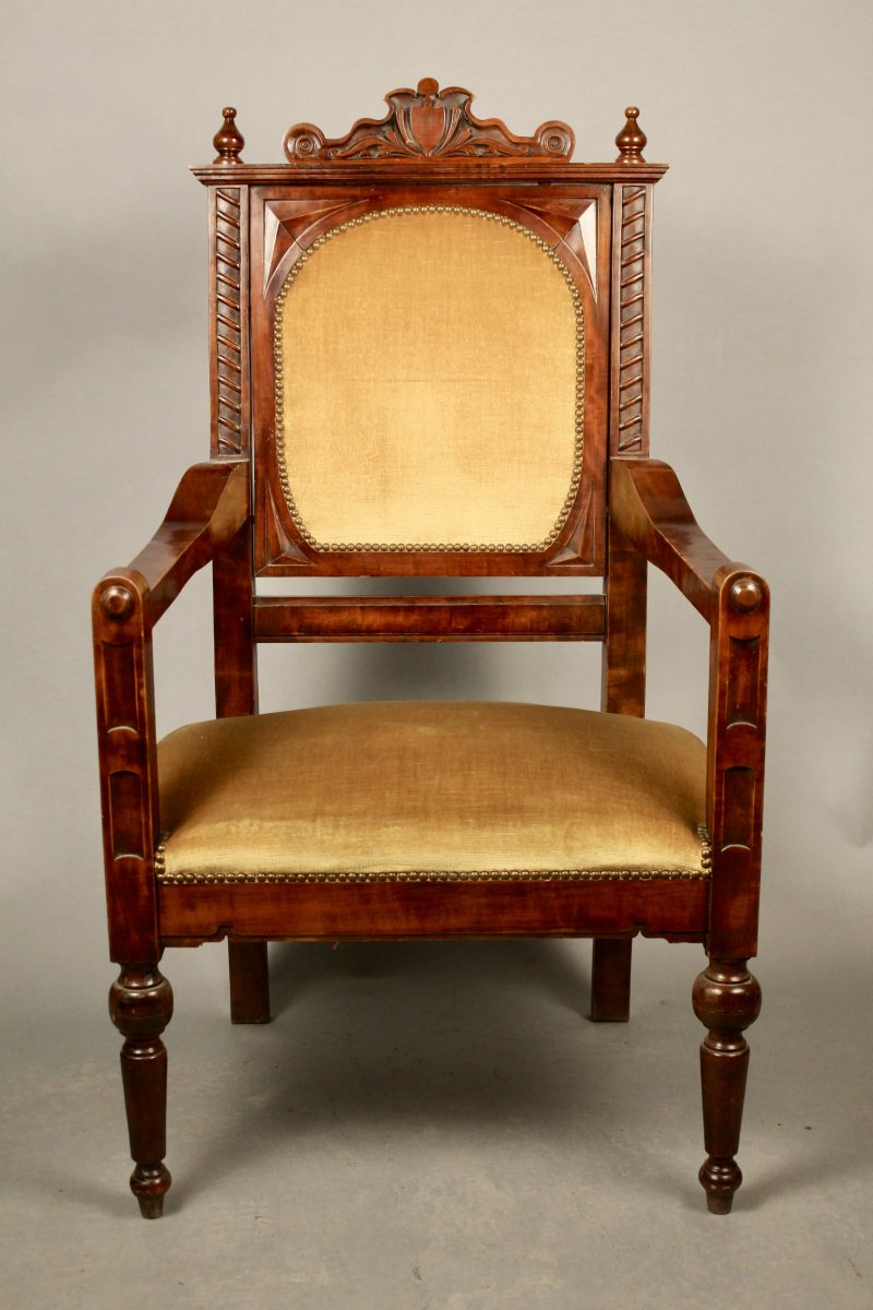 Nineteenth Mahogany Office Chair