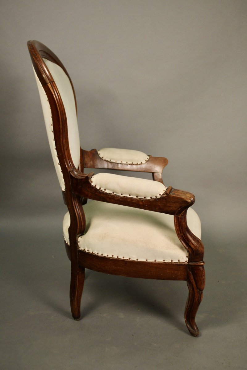 Fauteuil Chauffeuse Louis Philippe -photo-3