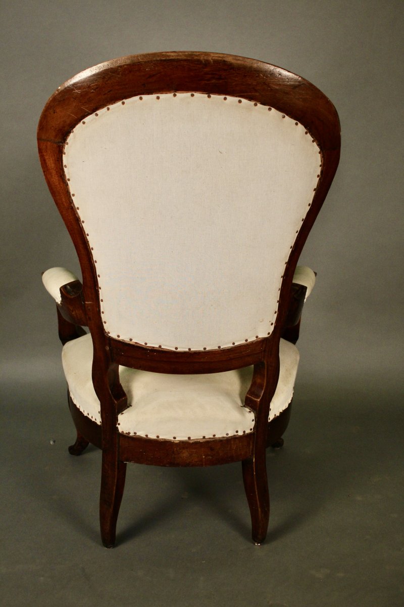 Fauteuil Chauffeuse Louis Philippe -photo-4