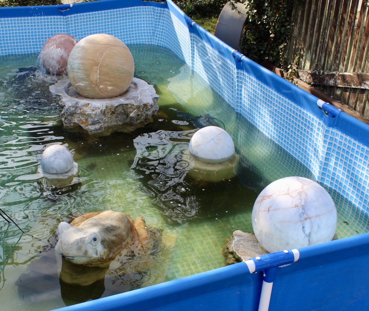 Fontaine Boule En Granit -photo-4