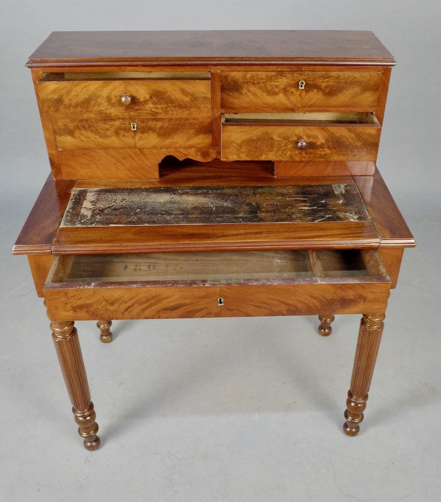 Louis Philippe Mahogany Desk-photo-3