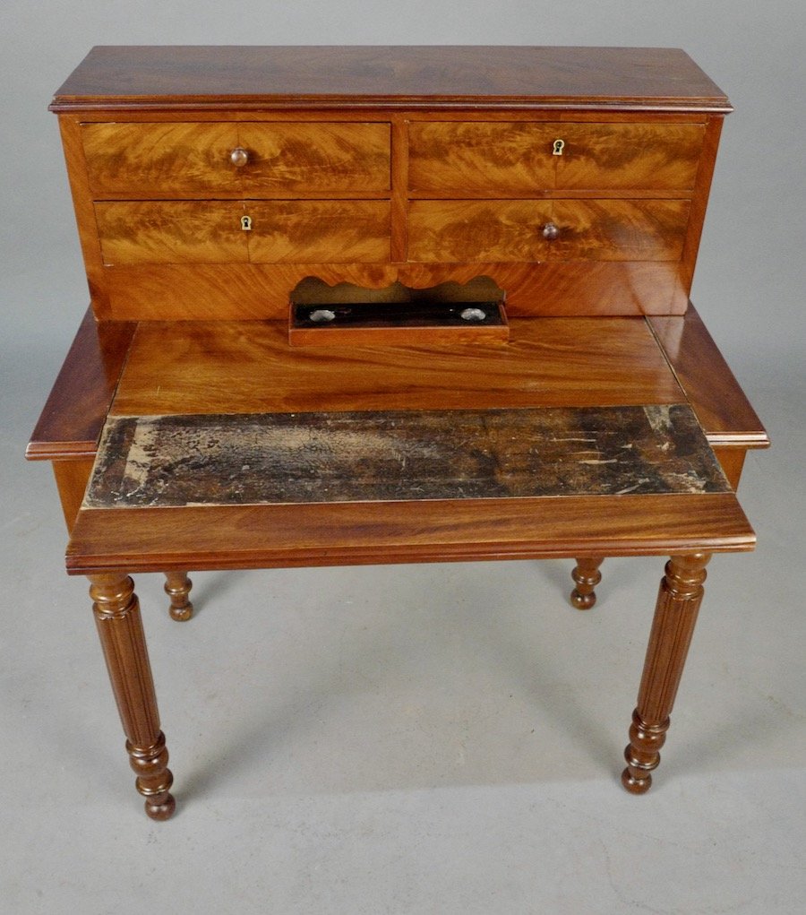 Louis Philippe Mahogany Desk-photo-4