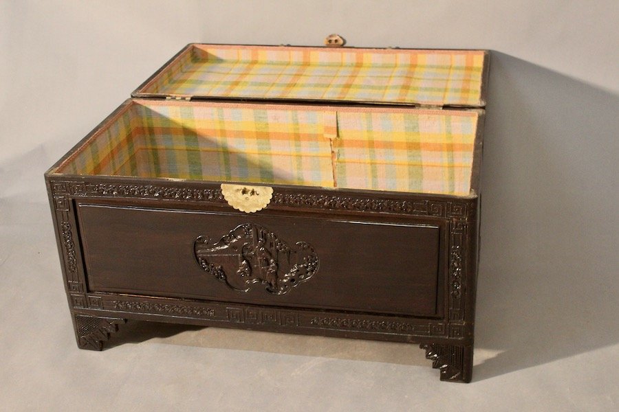 Chinese Camphor Tree Wedding Chest-photo-4