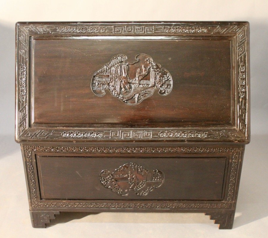 Chinese Camphor Tree Wedding Chest-photo-8