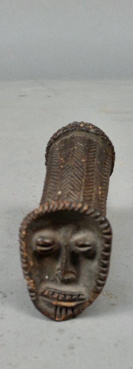 Terracotta Pipe From Cameroon, Bamiléké Tribe-photo-3