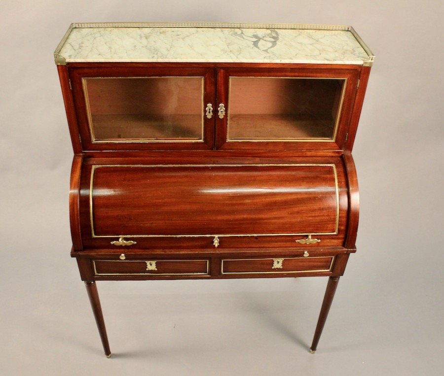 Louis XVI Mahogany Cylinder Desk Early Nineteenth