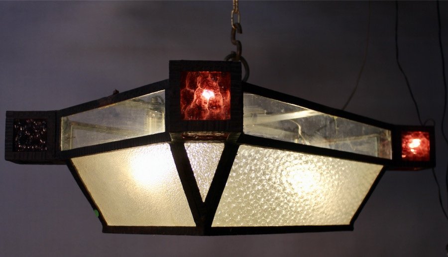 Large Art Deco Ceiling Lamp-photo-3