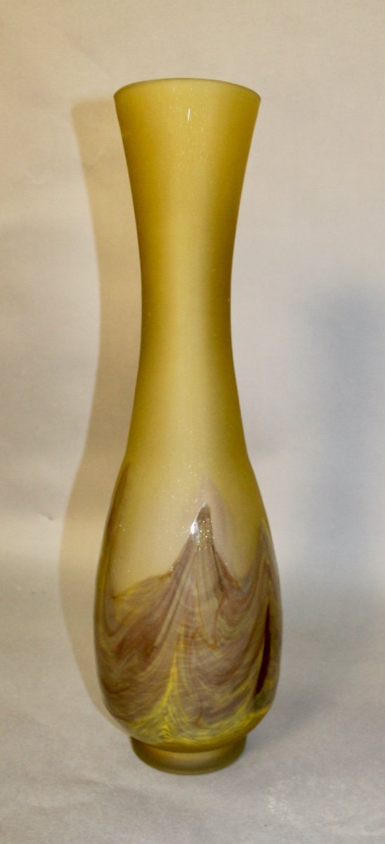Long Neck Glass Paste Vase-photo-4