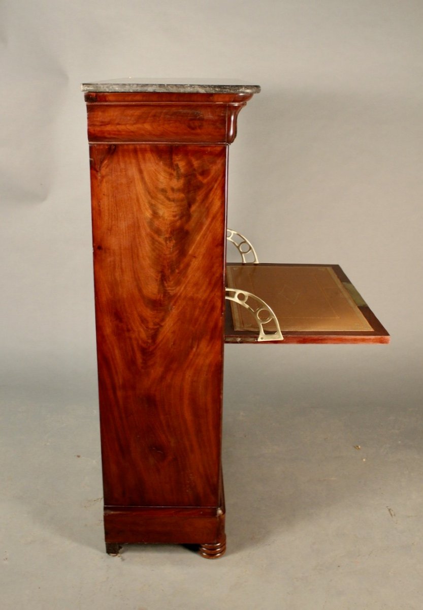 Secretary Period Louis Philippe Mahogany-photo-3