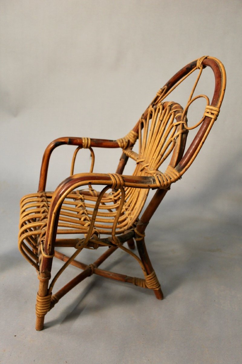 Rattan Children's Armchair-photo-3