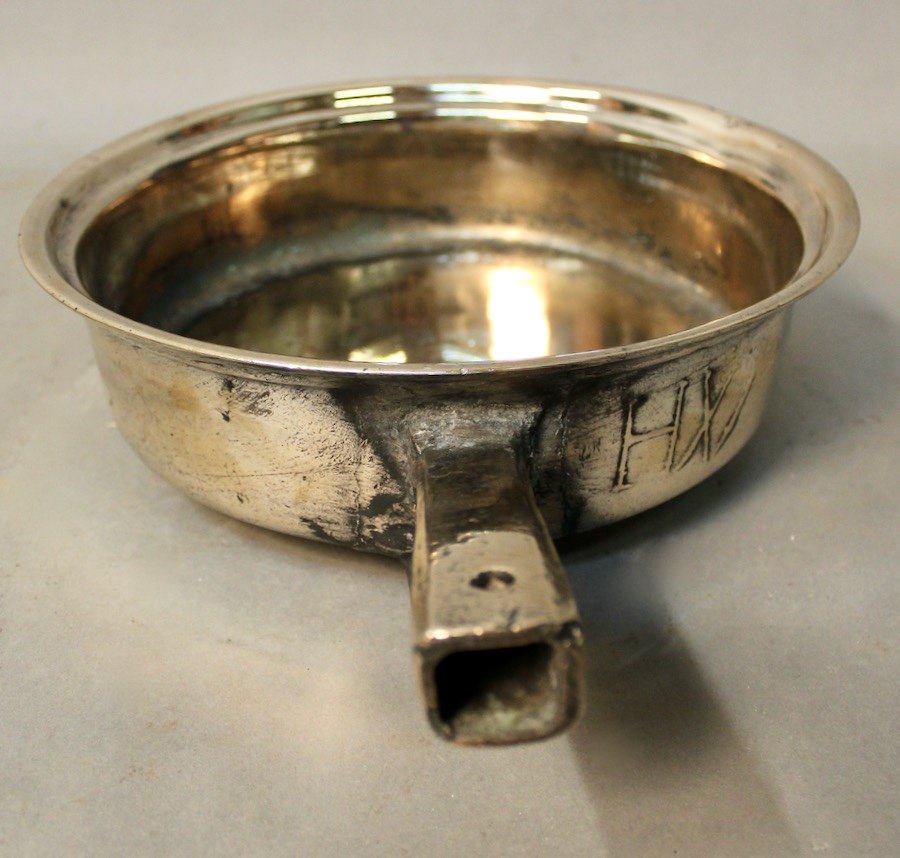 18th Century Brass Hearth Casserole-photo-2