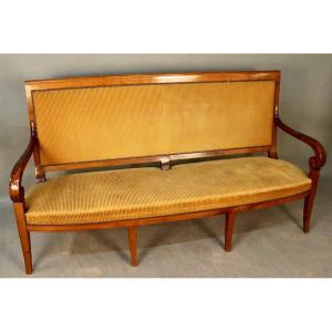 Mahogany Bench Nineteenth Restoration Period