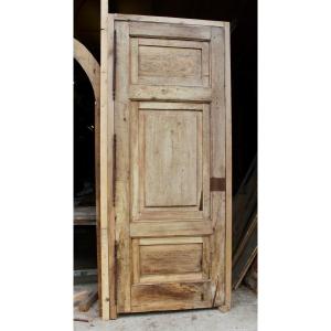 Important 19th Century Haussmann Walnut Door