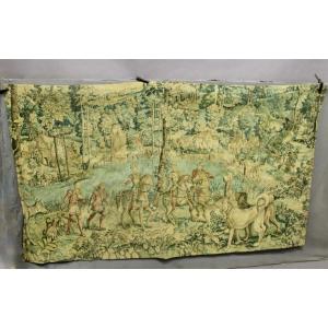 Tapisserie murale Maison « la Licorne »  « Le rendez-vous de chasse »