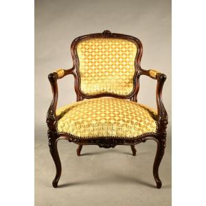 Fauteuil cabriolet Louis XV