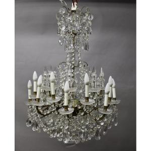 Important 16-light Crystal Chandelier 