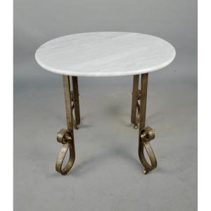 Desserte ART DECO dessus marbre ovale